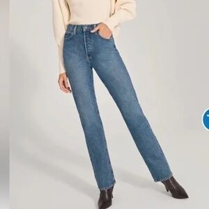 NWT Favorite Daughter THE VIVI HIGH RISE LONG STRAIGHT Chelsea - size 25